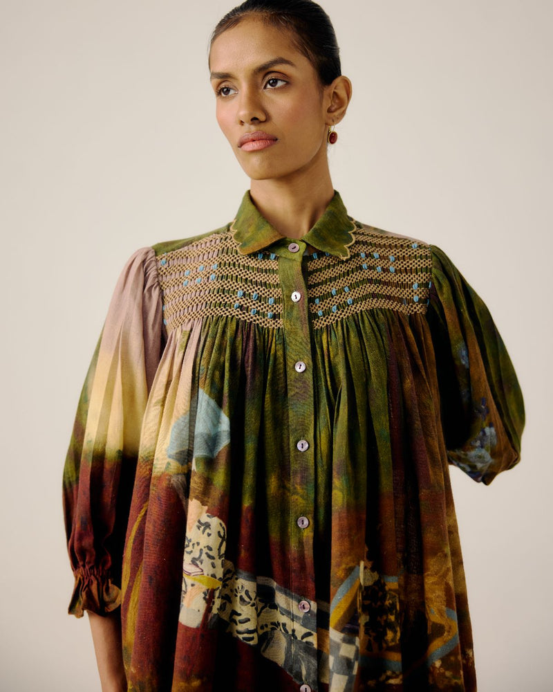 JUDY SHIRT-Lakeside cotton by CORD for women Worldwide