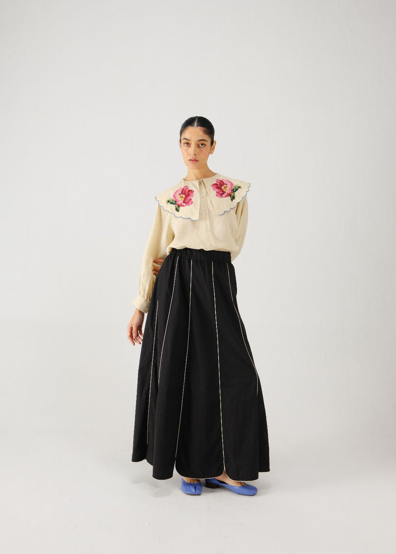Julia top-Ivory rose emb. by CORD for women Worldwide