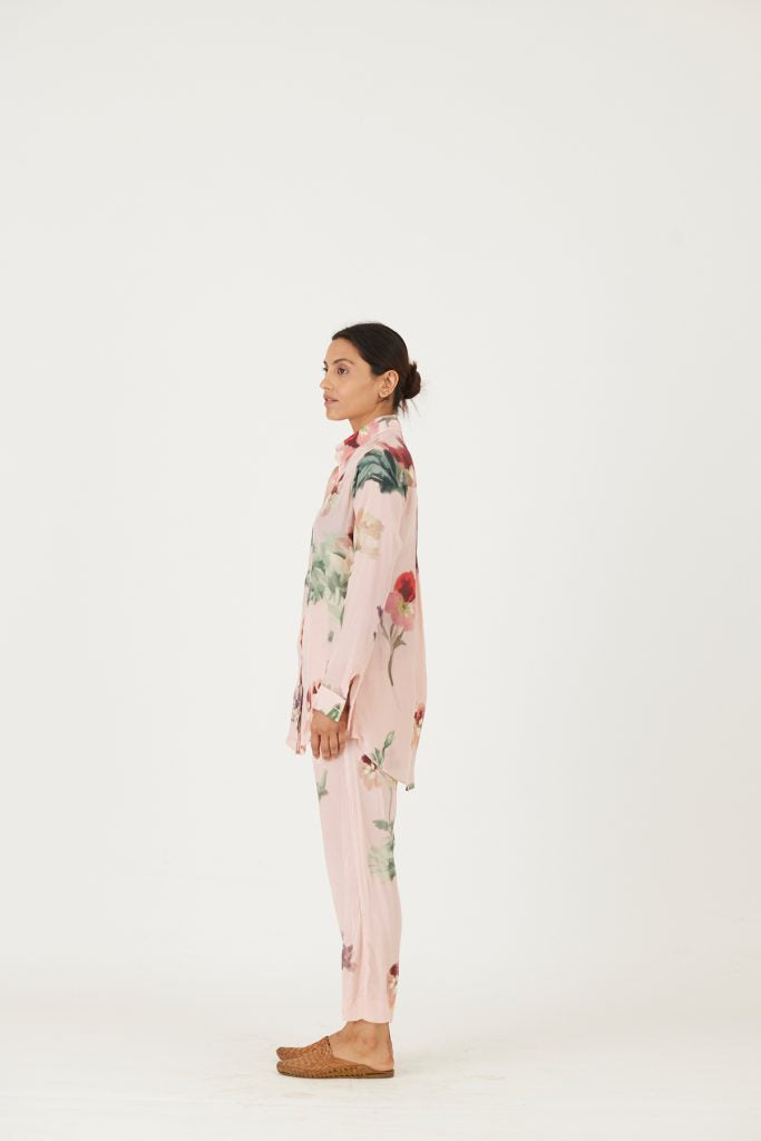 JULIET PINK CO-ORD Co-ord Set by Yam in pink color for women Worldwide
