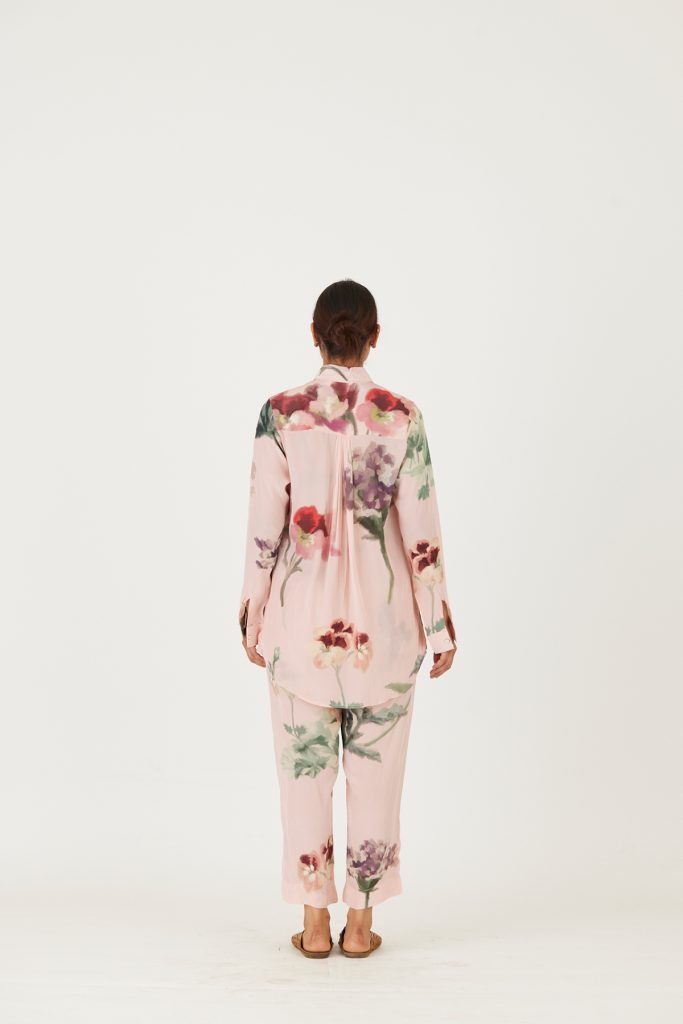 JULIET PINK CO-ORD Co-ord Set by Yam in pink color for women Worldwide