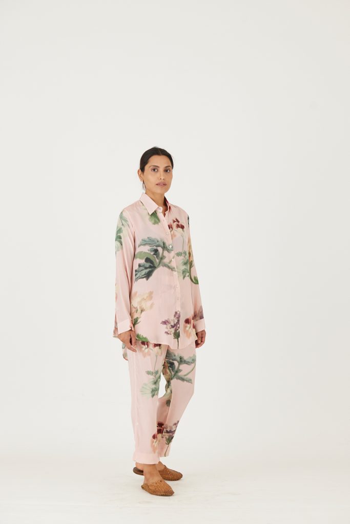 JULIET PINK CO-ORD Co-ord Set by Yam in pink color for women Worldwide