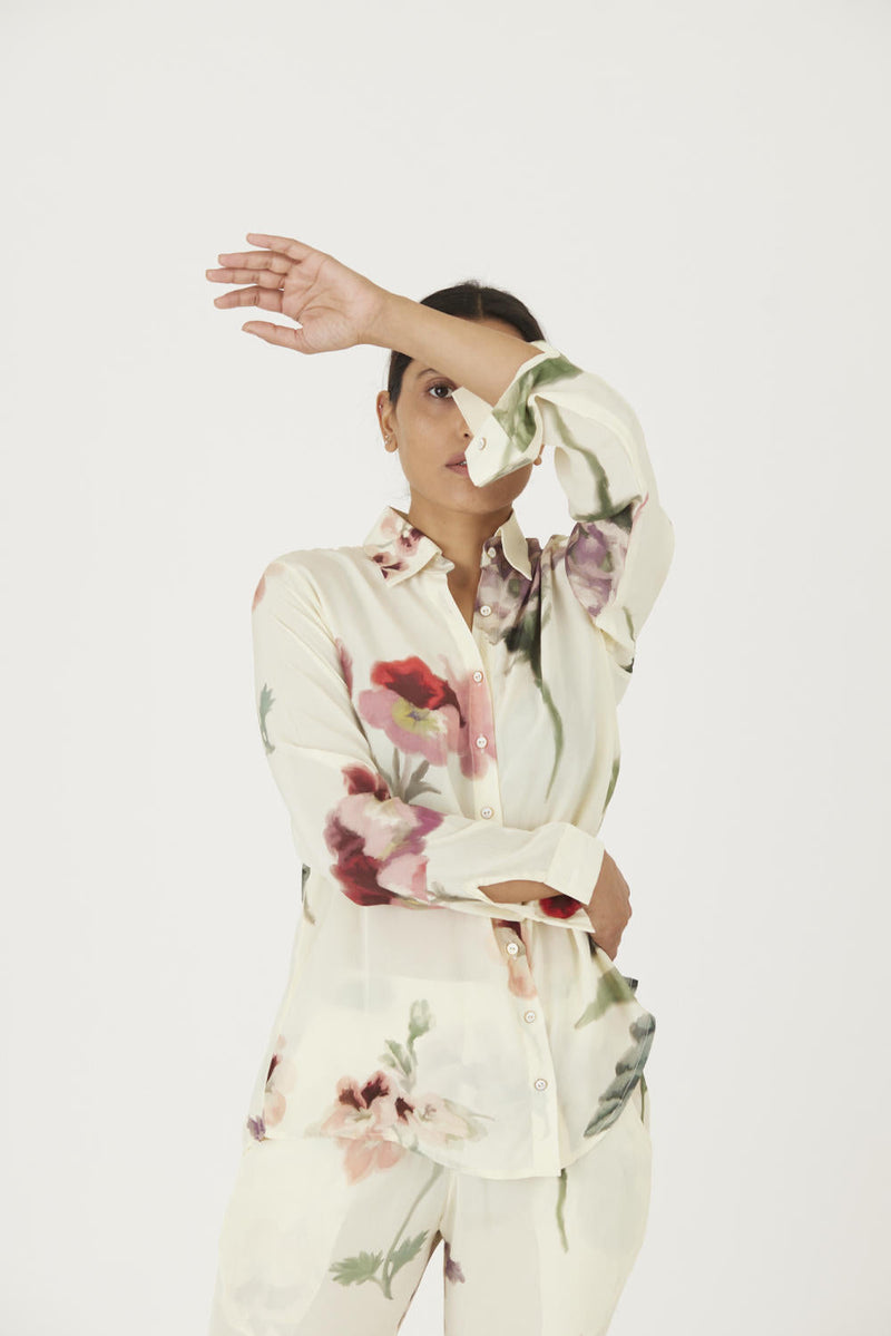 JULIET WHITE CO-ORD Co-ord Set by Yam in white color for women Worldwide
