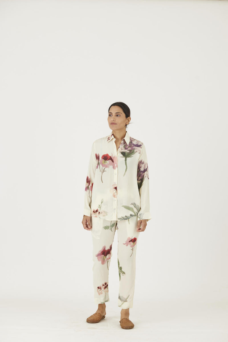 JULIET WHITE CO-ORD Co-ord Set by Yam in white color for women Worldwide