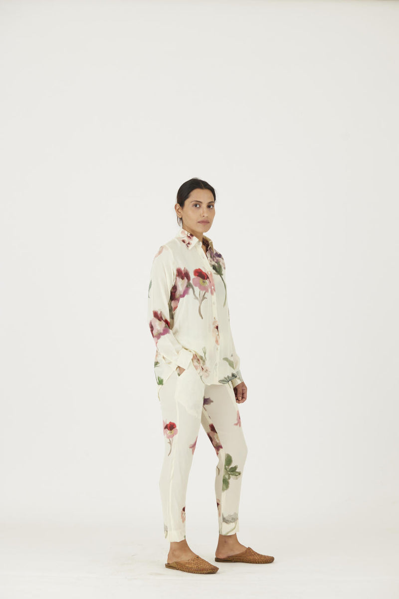 JULIET WHITE CO-ORD Co-ord Set by Yam in white color for women Worldwide