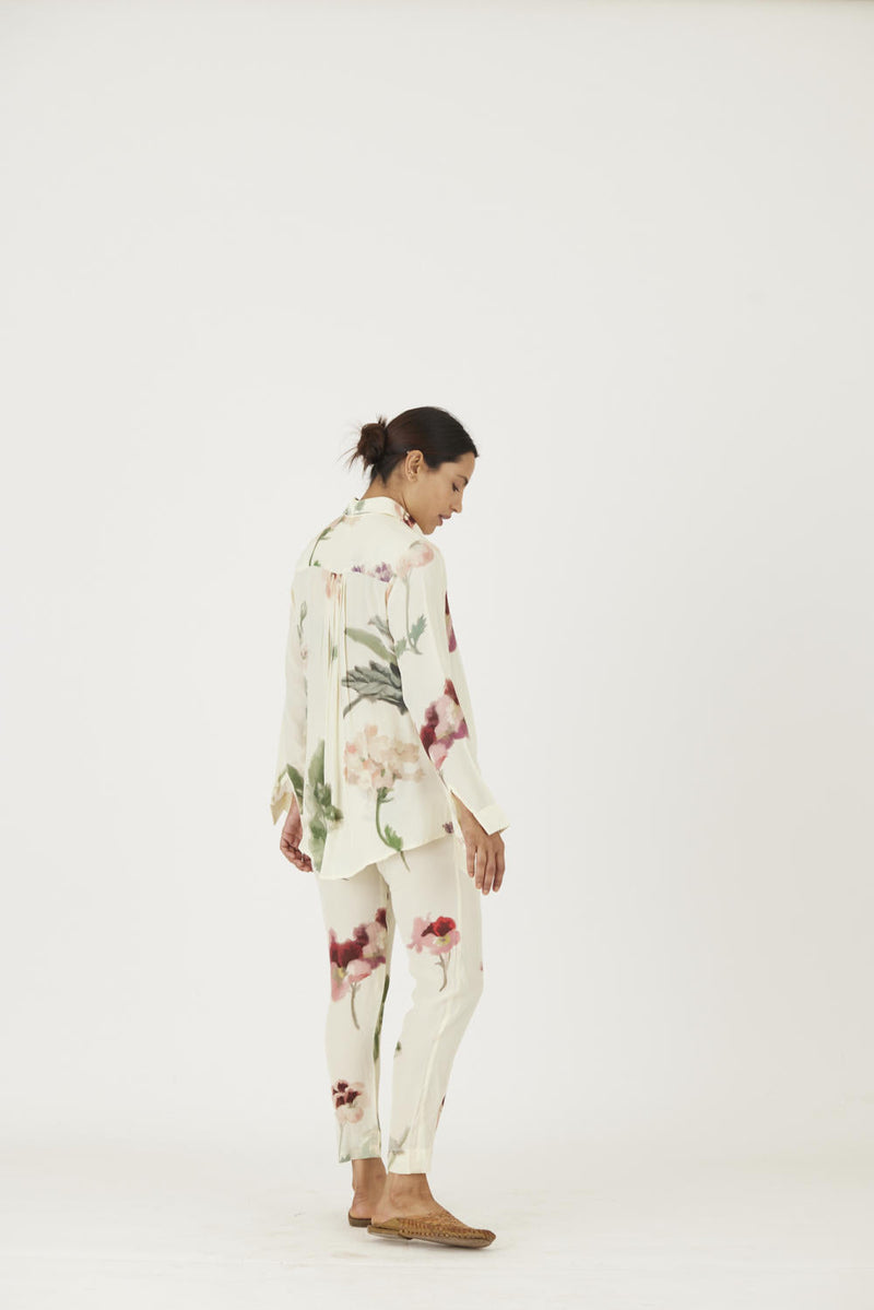 JULIET WHITE CO-ORD Co-ord Set by Yam in white color for women Worldwide