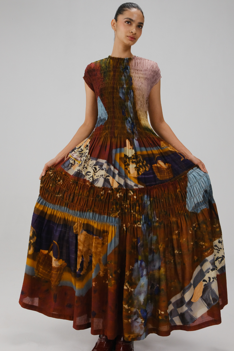 JULY DRESS-Lakeside cotton by CORD for women Worldwide