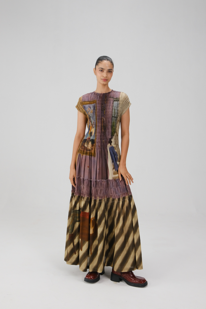 JULY DRESS-Living Room cotton by CORD for women Worldwide