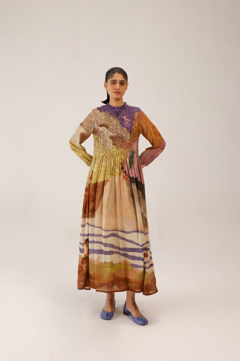 JUNE DRESS - SWIMMERS cotton by CORD for women Worldwide
