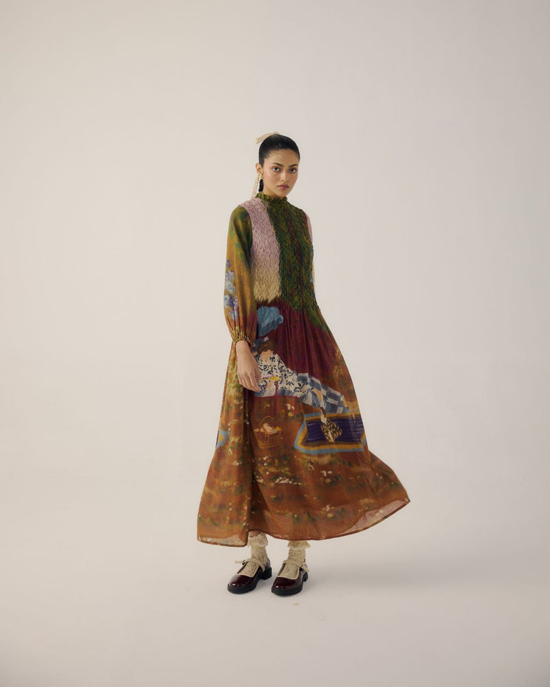 JUNE DRESS-Lakeside cotton by CORD for women Worldwide