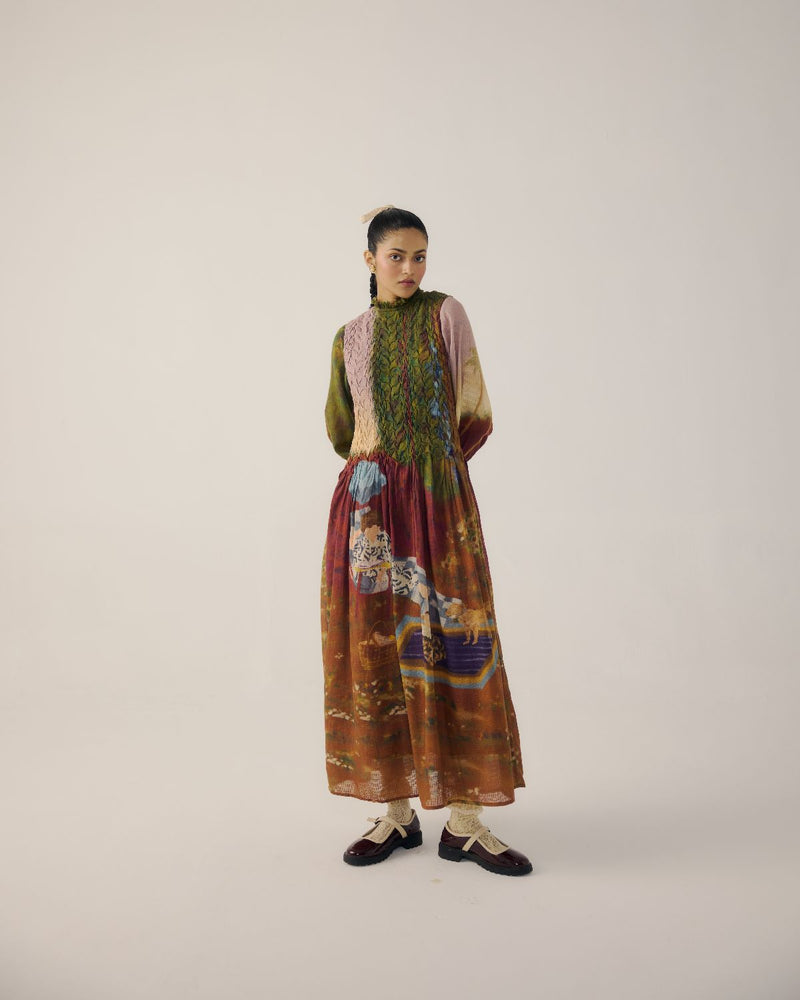 JUNE DRESS-Lakeside cotton by CORD for women Worldwide