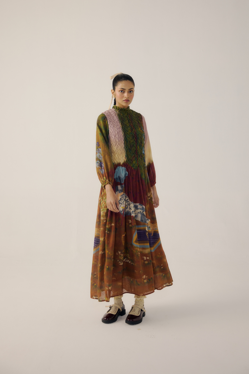 JUNE DRESS-Lakeside cotton by CORD for women Worldwide