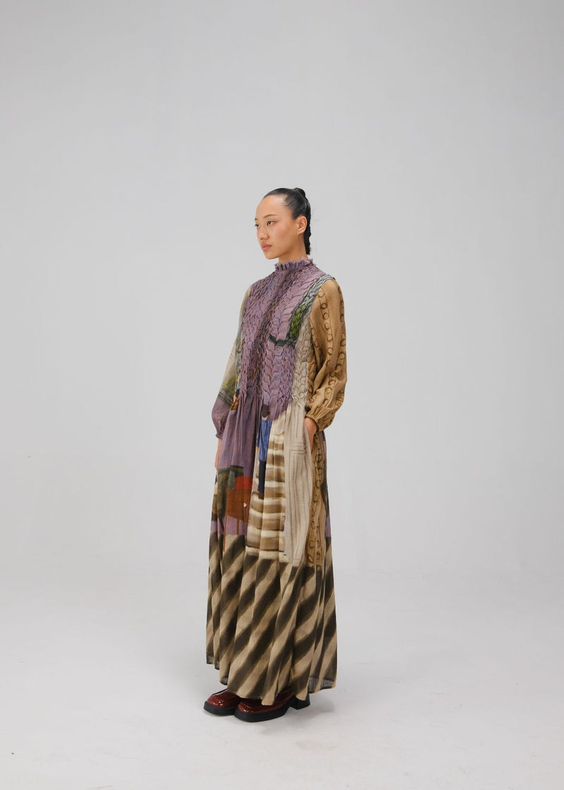 JUNE DRESS-Living Room cotton by CORD for women Worldwide
