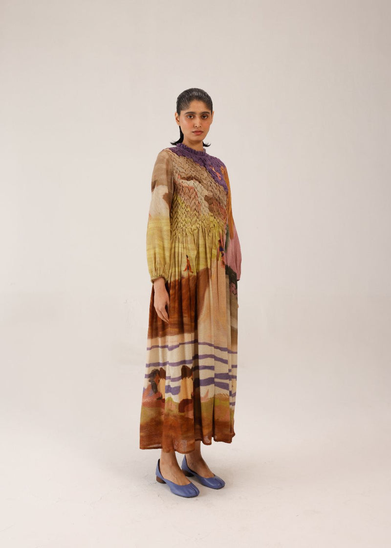JUNE DRESS - SWIMMERS cotton by CORD for women Worldwide