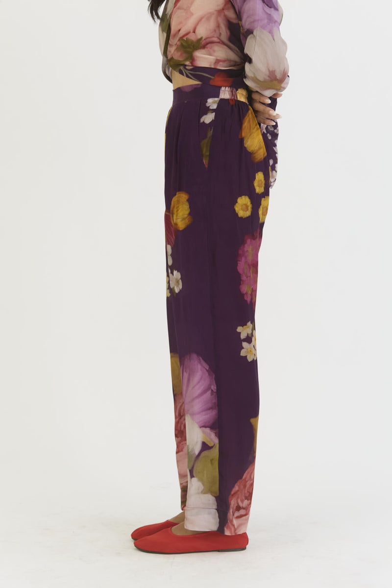 JAMUN CO-ORD by Yam in purple color for women Worldwide