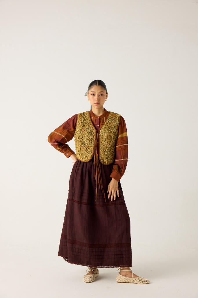 JANET GILLET-SCALE PRINT cotton by CORD in multi for women Worldwide