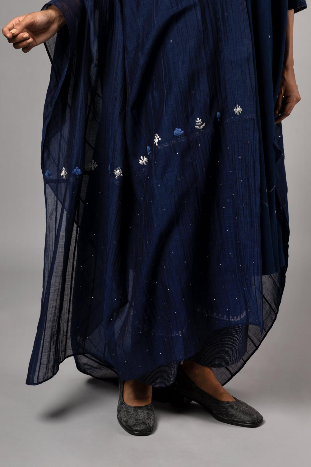 Jhilmil Dupatta Indigo