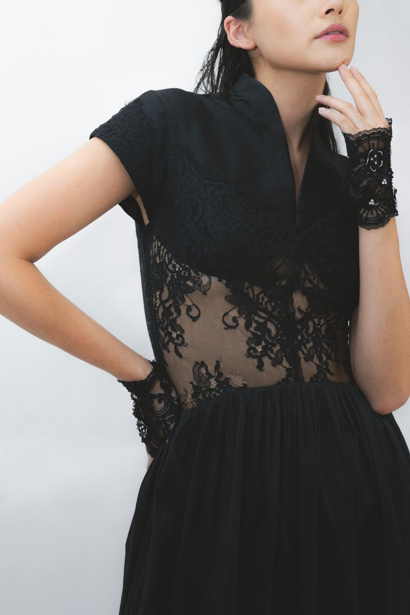 Joji Dress - Black by Leh Studios in black color for women Worldwide