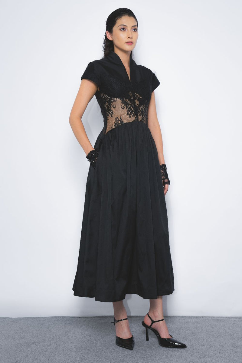 Joji Dress - Black by Leh Studios in black color for women Worldwide