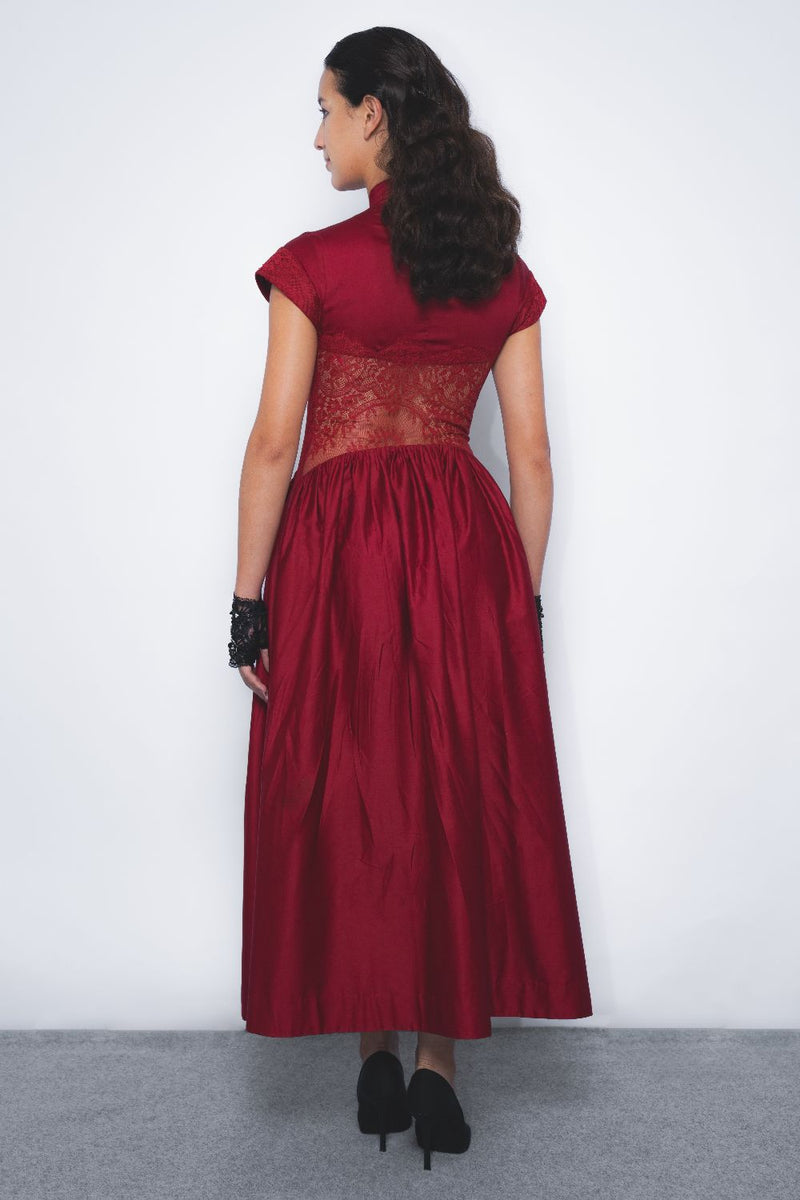 Joji Dress - Ruby cotton by Leh Studios for women Worldwide