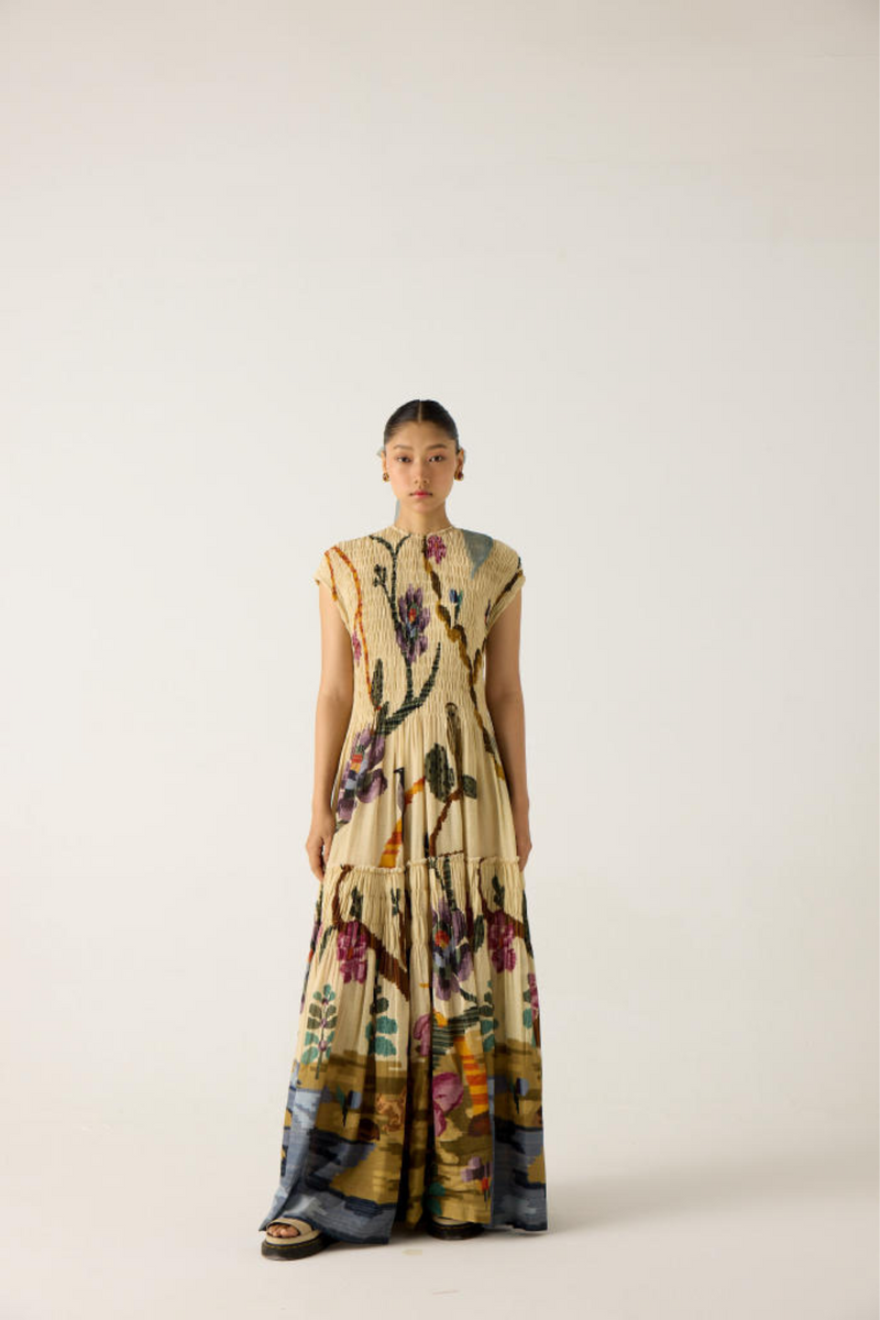 JULY DRESS-SAFARI cotton by CORD in multi for women Worldwide
