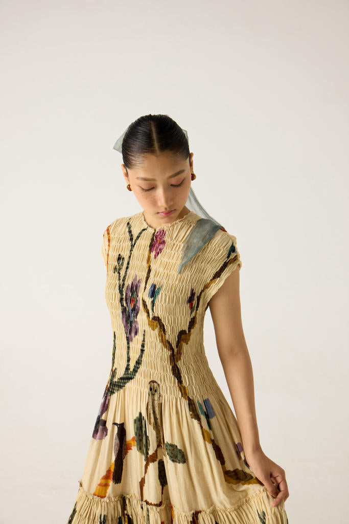 JULY DRESS-SAFARI cotton by CORD in multi for women Worldwide