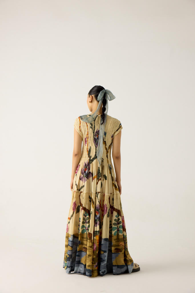 JULY DRESS-SAFARI cotton by CORD in multi for women Worldwide