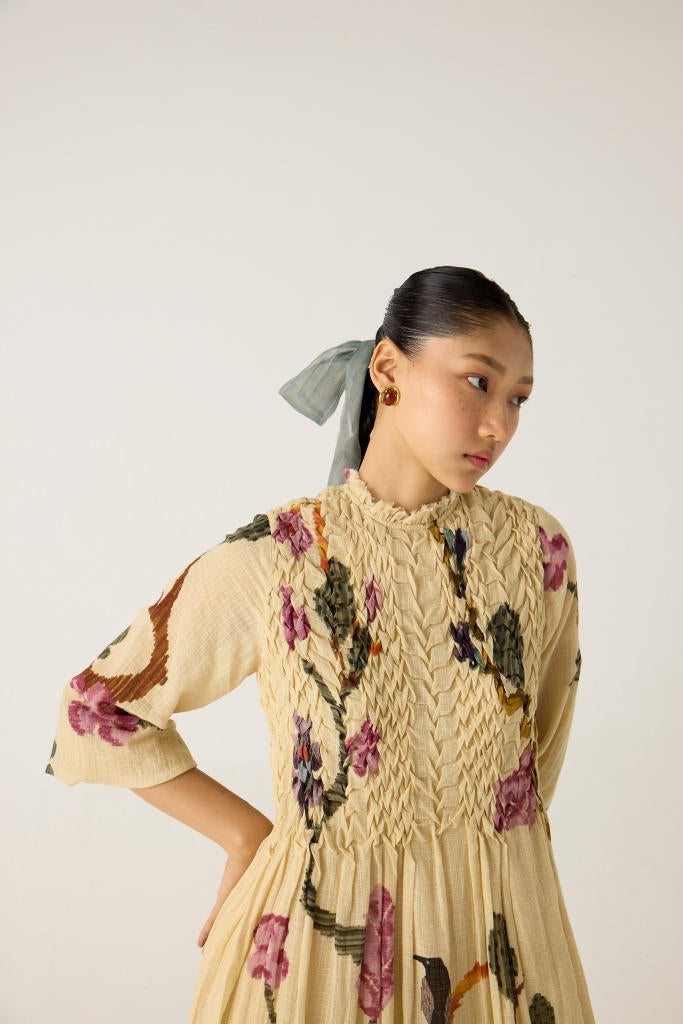 JUNE DRESS-SAFARI cotton by CORD in multi for women Worldwide