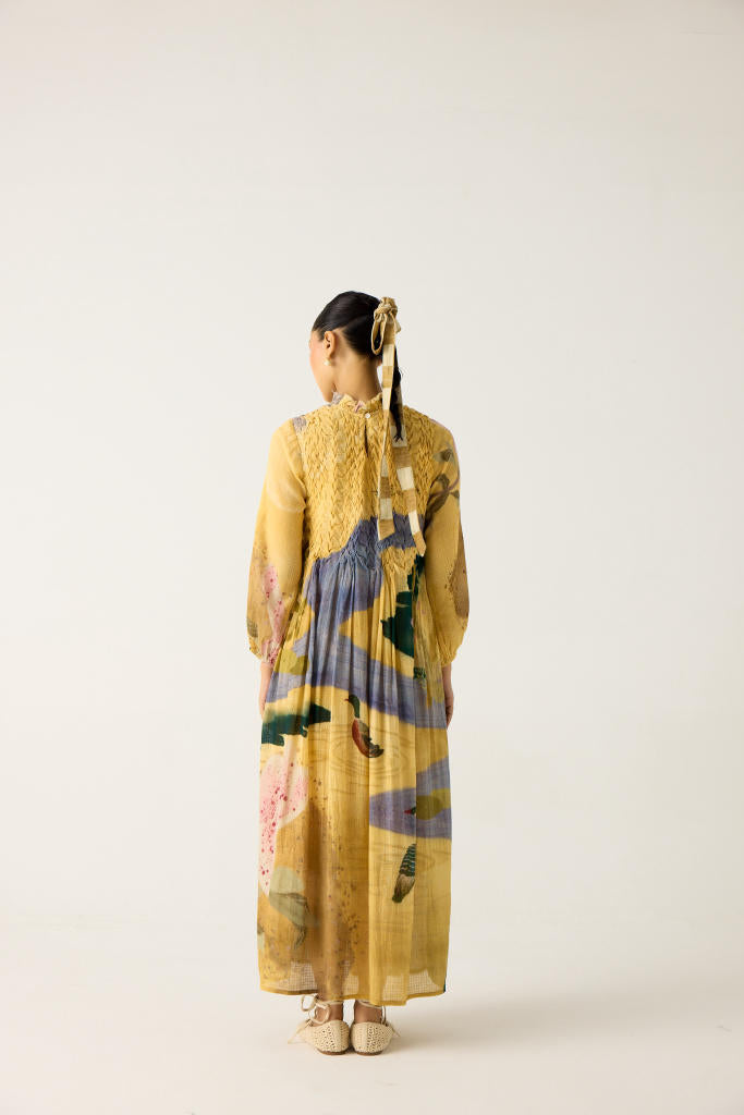 JUNE DRESS-WALLFLOWER cotton by CORD in multi for women Worldwide