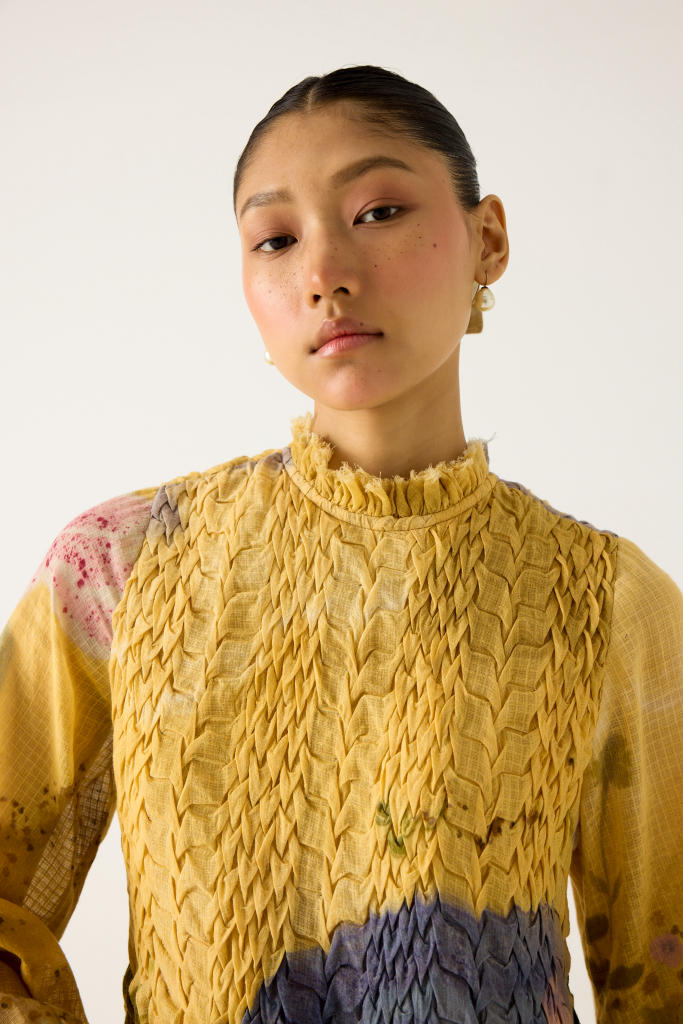 JUNE DRESS-WALLFLOWER cotton by CORD in multi for women Worldwide
