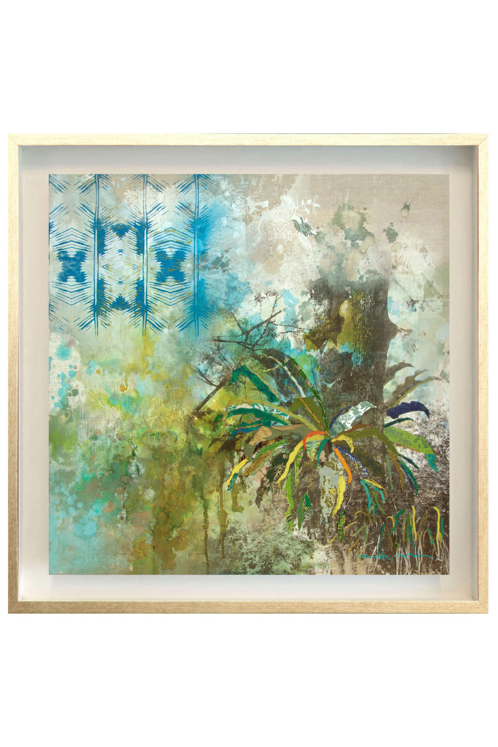 Jungle Batik Canvas Print