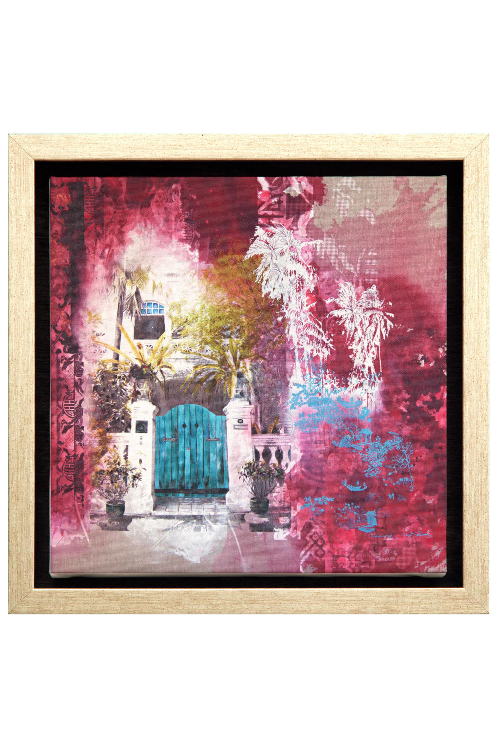 Jungle Shophouse Canvas Print