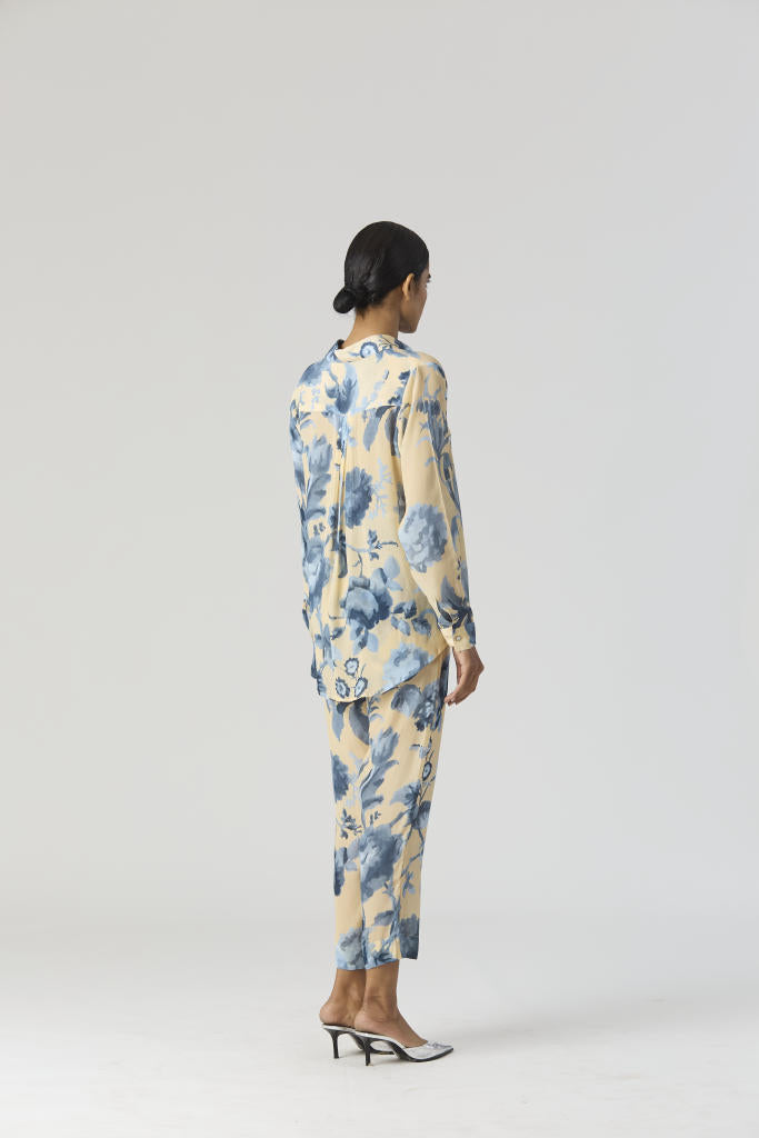 JUNO CO-ORD SET by Yam in blue color for women Worldwide