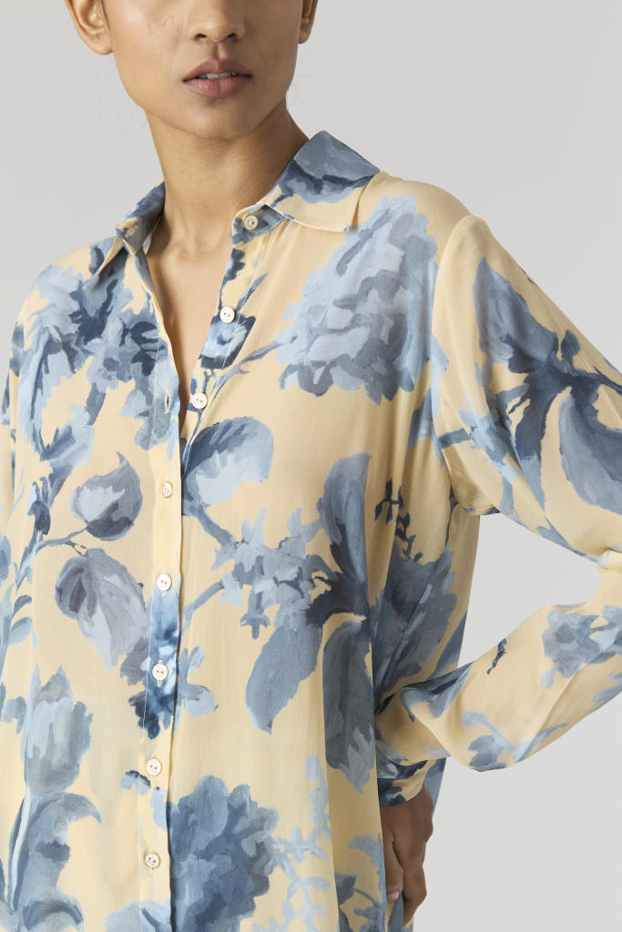 JUNO CO-ORD SET by Yam in blue color for women Worldwide