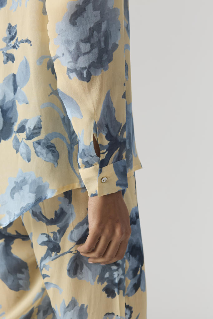 JUNO CO-ORD SET by Yam in blue color for women Worldwide