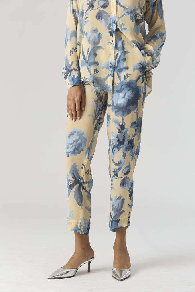 JUNO CO-ORD SET by Yam in blue color for women Worldwide