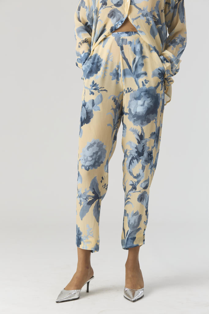JUNO CO-ORD SET by Yam in blue color for women Worldwide