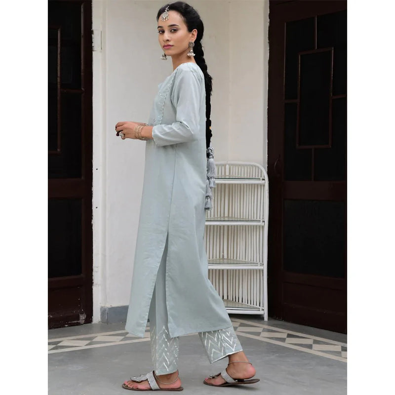 KANAER (Set of 3-Sea Foam) Dress by TOKREE for women Worldwide