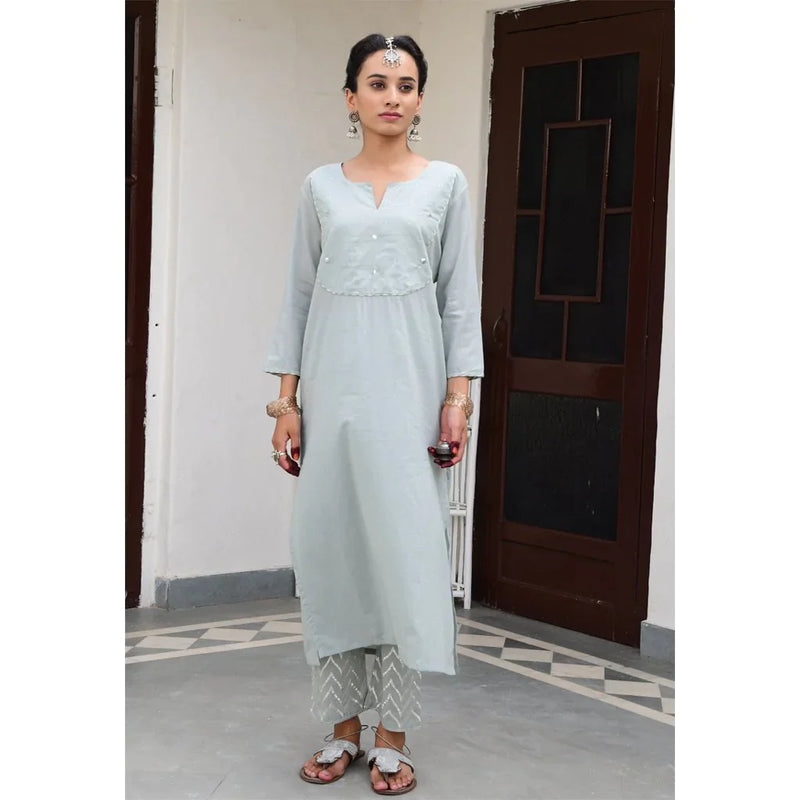 KANAER (Set of 3-Sea Foam) Dress by TOKREE for women Worldwide