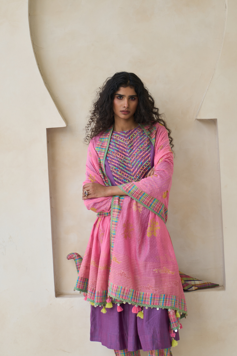 Kathy Set cotton by SWATTI KAPOOR in multi color for women Worldwide