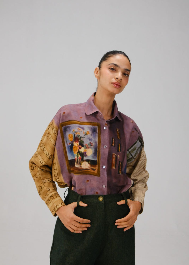 KIERA SHIRT-Living Room rayon by CORD for women Worldwide
