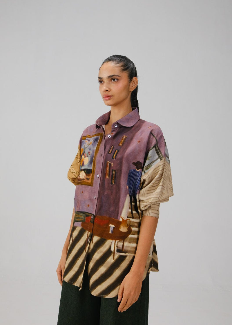 KIERA SHIRT-Living Room rayon by CORD for women Worldwide