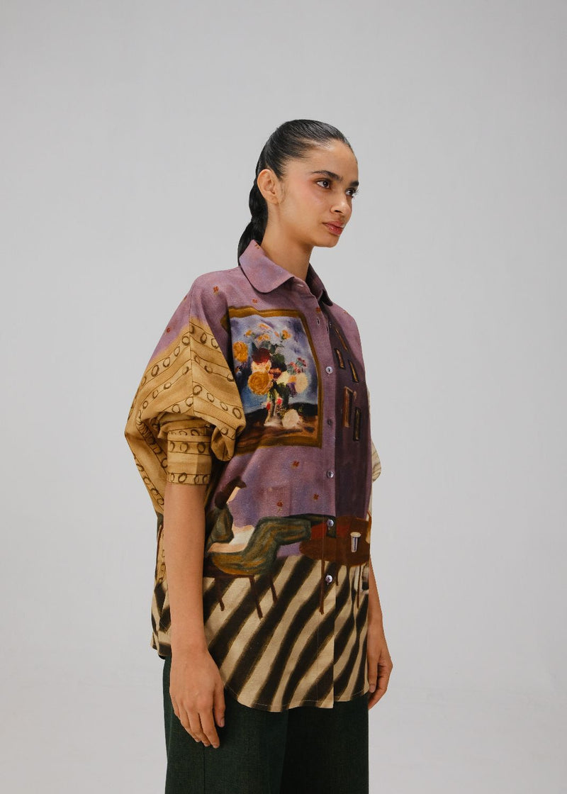 KIERA SHIRT-Living Room rayon by CORD for women Worldwide