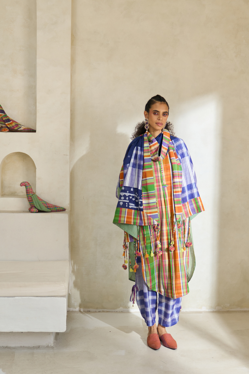 Kim Set cotton by SWATTI KAPOOR in multi color for women Worldwide