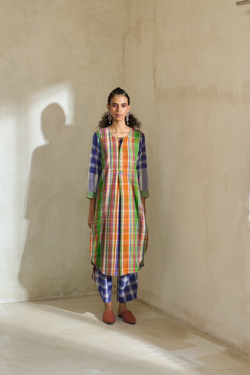 Kim Set cotton by SWATTI KAPOOR in multi color for women Worldwide