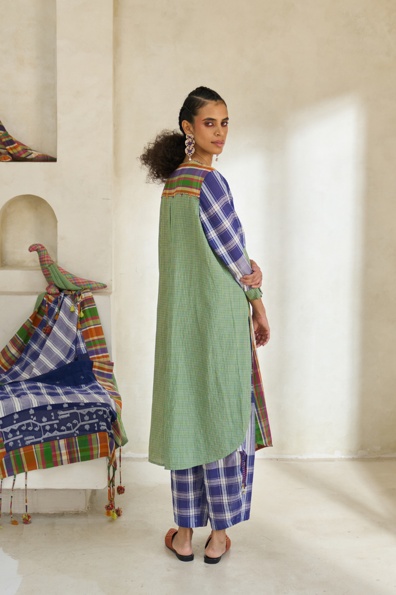 Kim Set cotton by SWATTI KAPOOR in multi color for women Worldwide