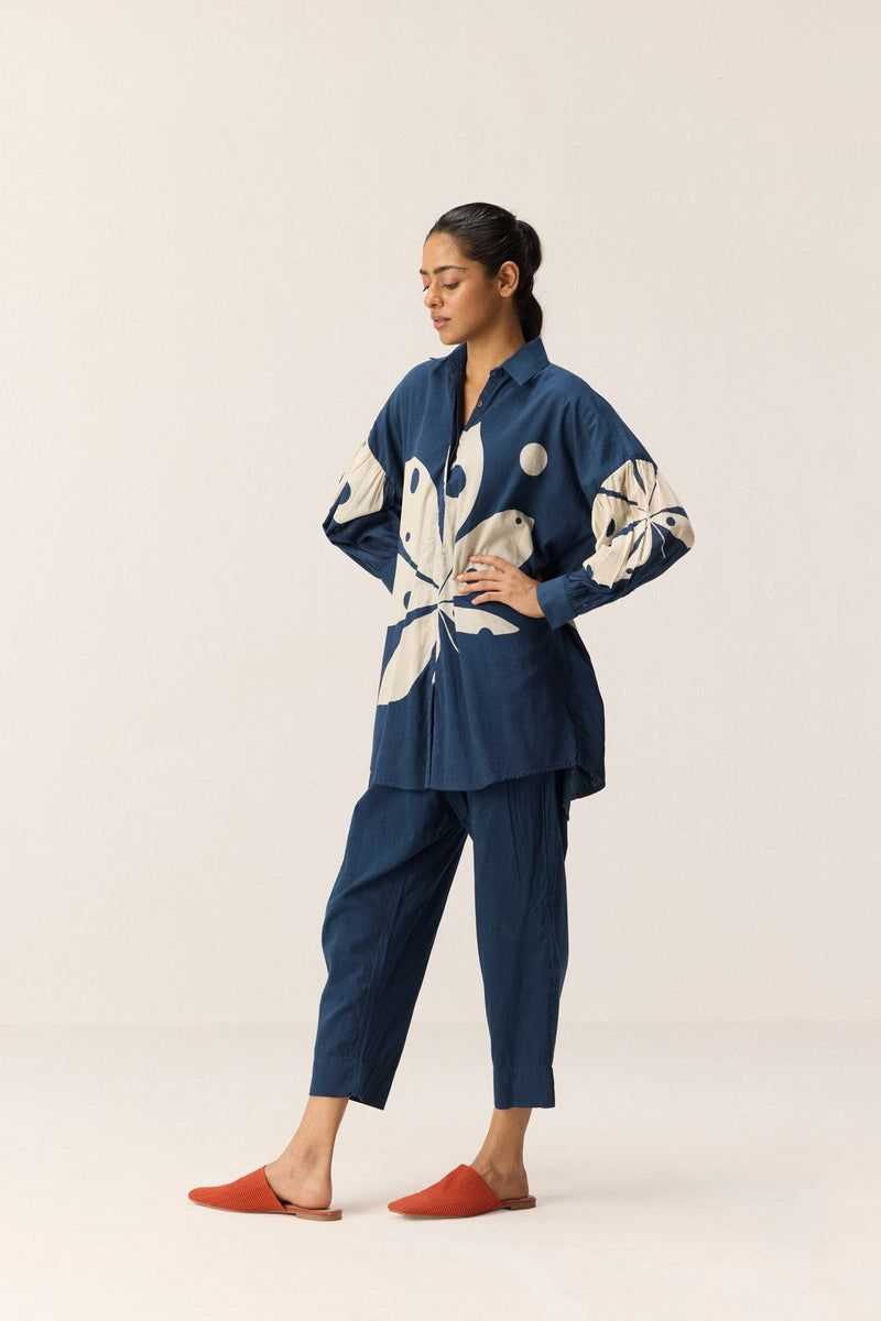 Ocean's Storm Set cotton by Khara Kapas in blue for women Worldwide