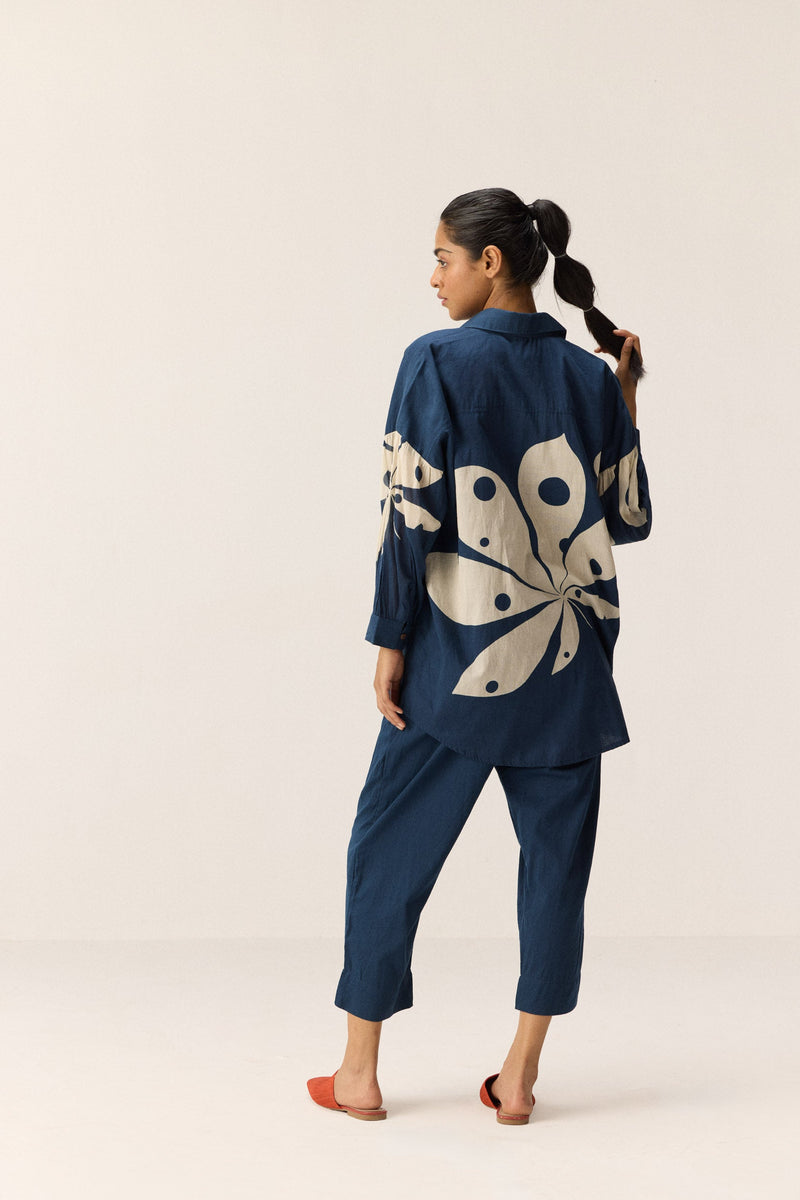 Ocean's Storm Set cotton by Khara Kapas in blue for women Worldwide