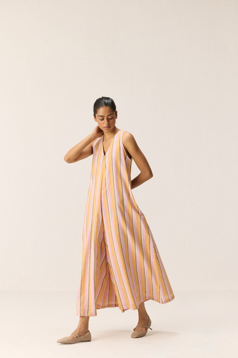 Mango Trail Jumpsuit mul by Khara Kapas in multi for women Worldwide
