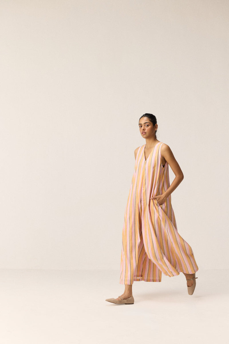 Mango Trail Jumpsuit mul by Khara Kapas in multi for women Worldwide