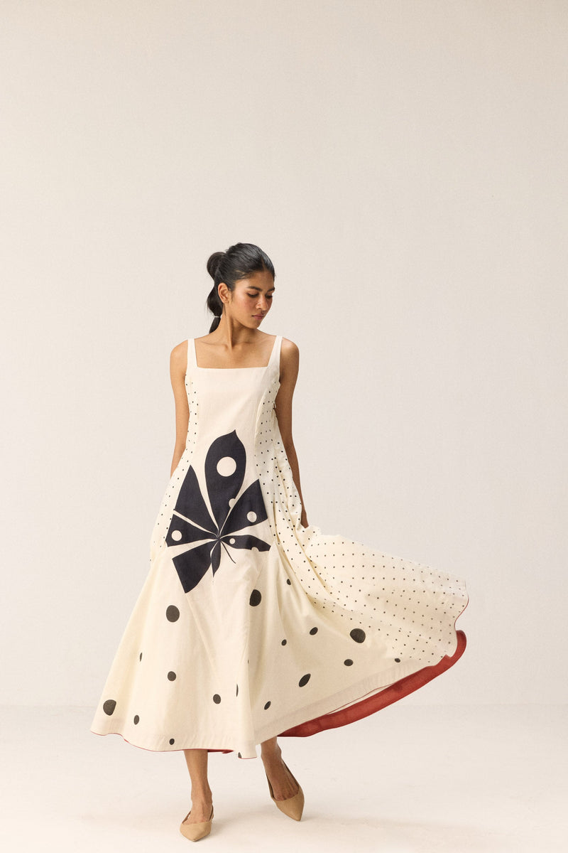 Eira Dress cotton by Khara Kapas in multi for women Worldwide